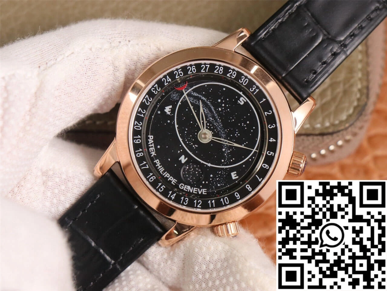 Patek Philippe Grand Complications 6102 TW Factory Rose Gold Black Dial