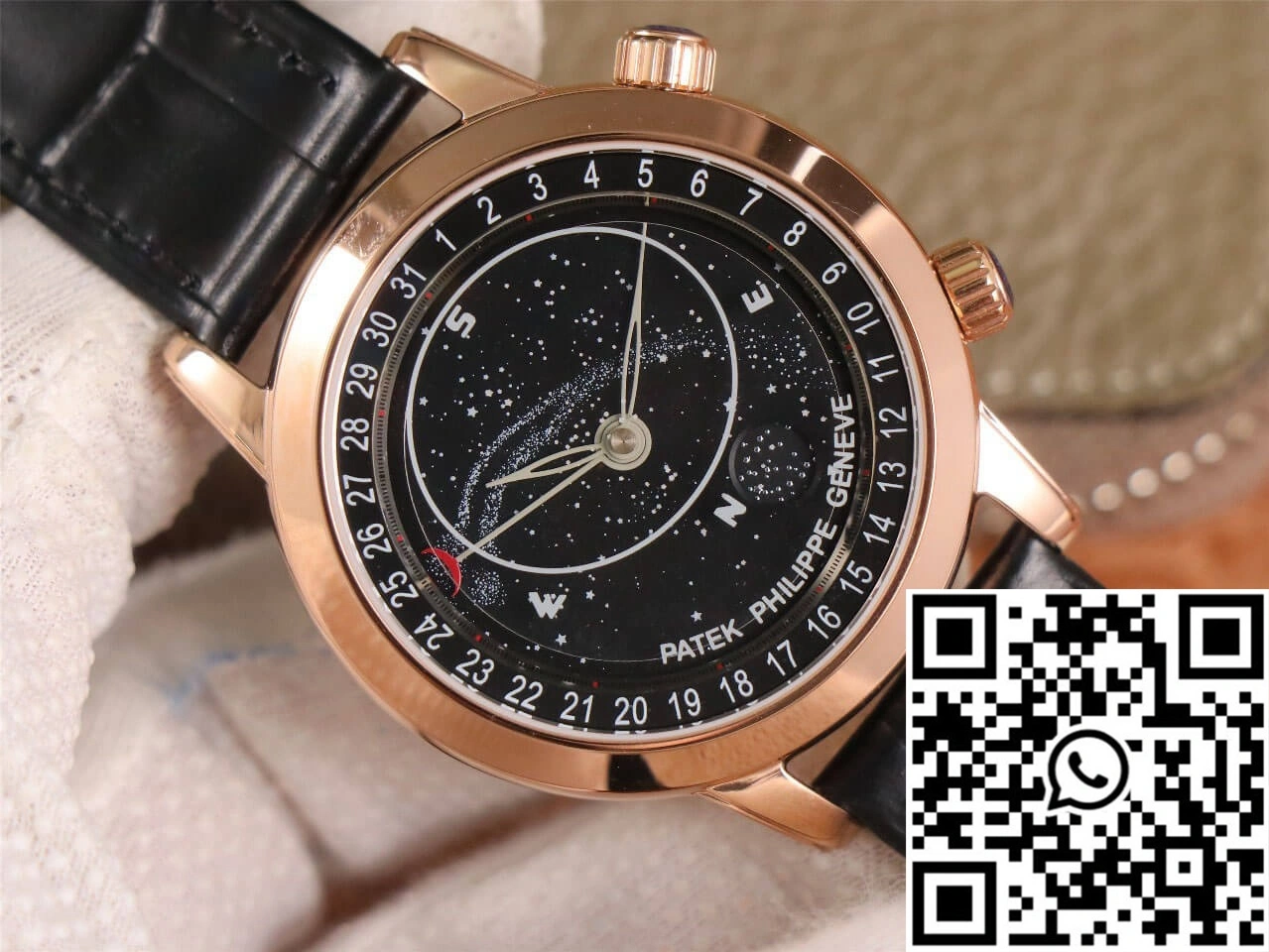 Patek Philippe Grand Complications 6102 TW Factory Rose Gold Black Dial