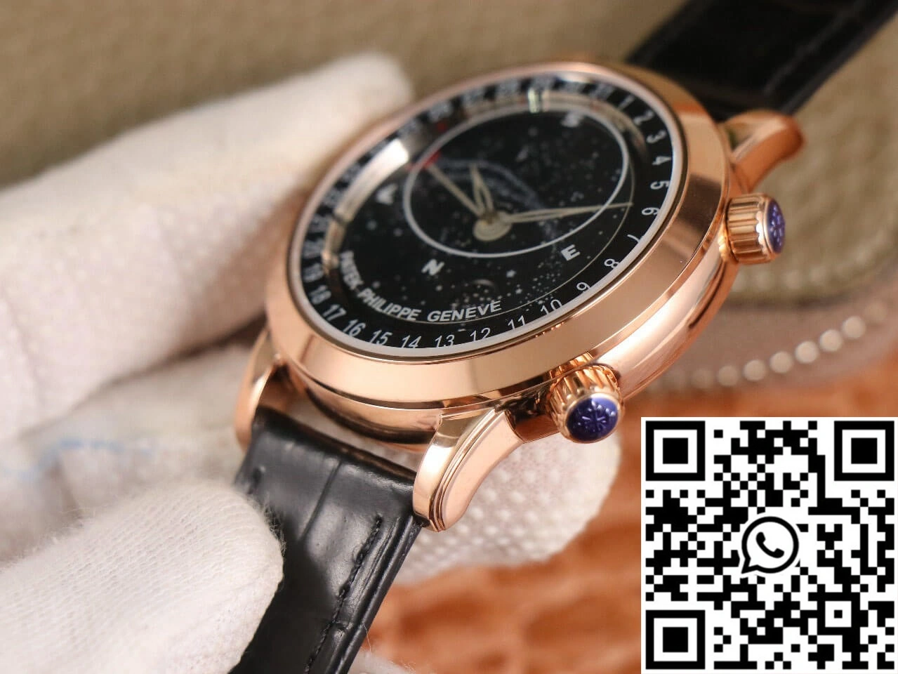 Patek Philippe Grand Complications 6102 TW Factory Rose Gold Black Dial