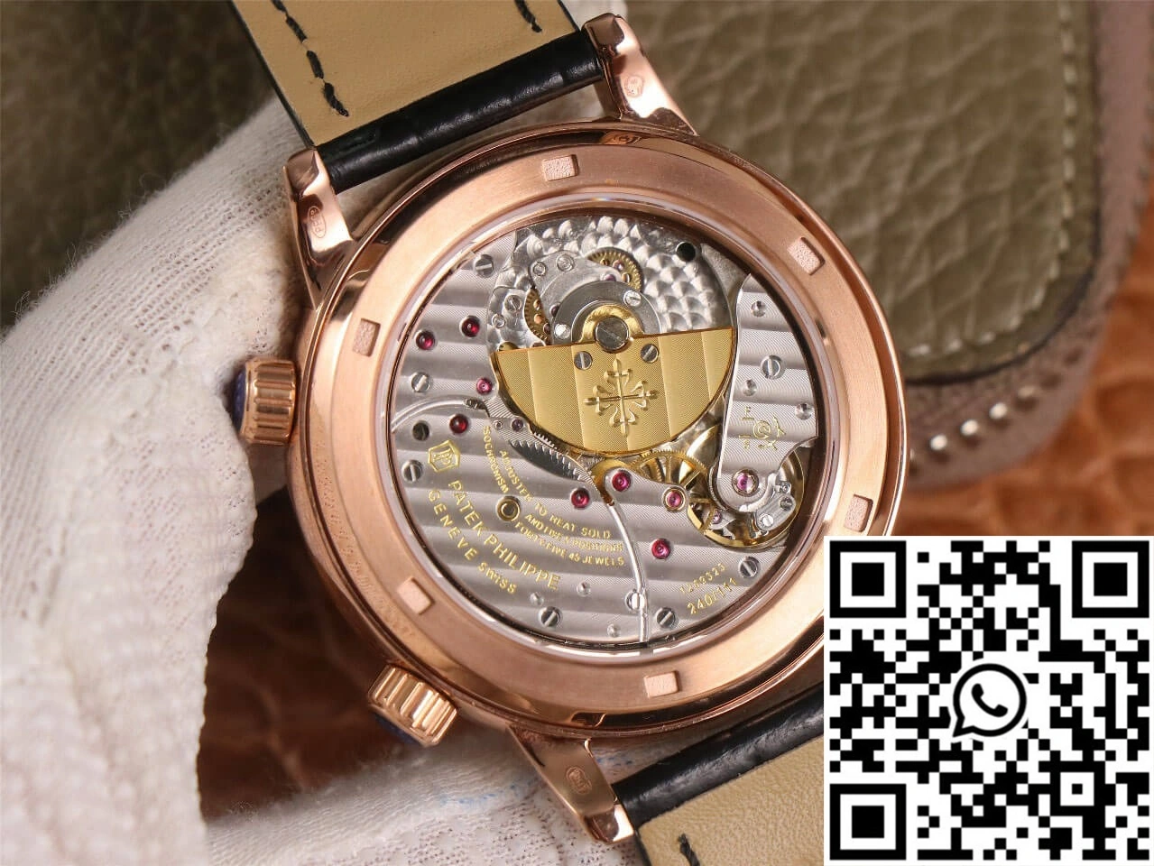 Patek Philippe Grand Complications 6102 TW Factory Rose Gold Black Dial