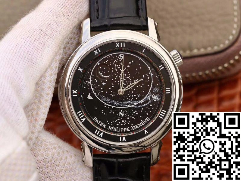 Patek Philippe Grand Complications Sky Moon Celestial 5102G Black Dial TW Factory