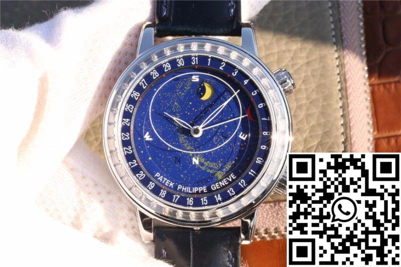 Patek Philippe Grand Complications Sky Moon Celestial 6102P-001 TWA Factory Blue Dial