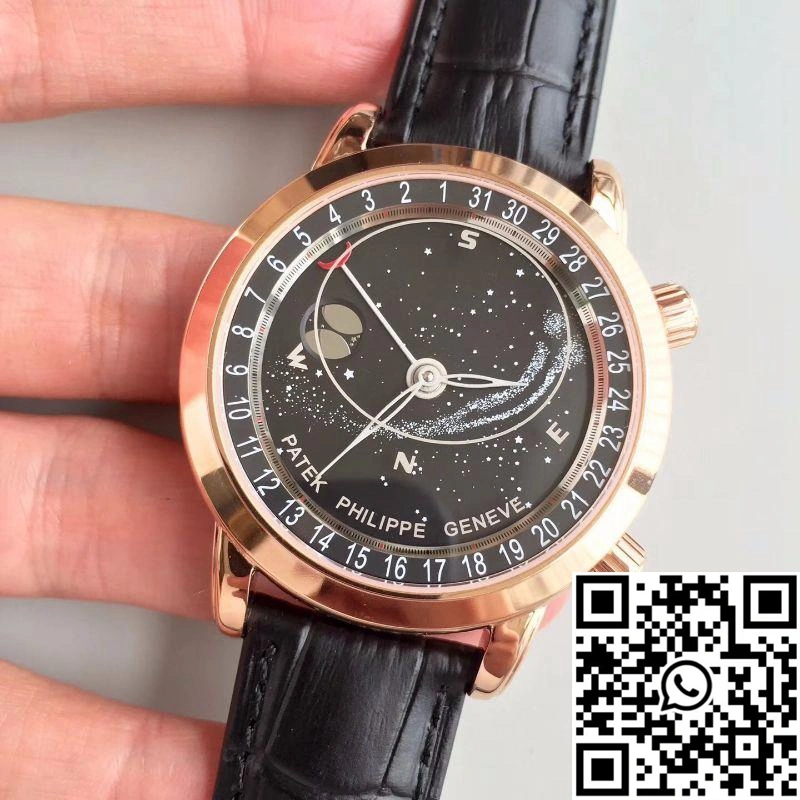 Patek Philippe Grand Complications Sky Moon Celestial 6102R-001 TW Factory Black Dial