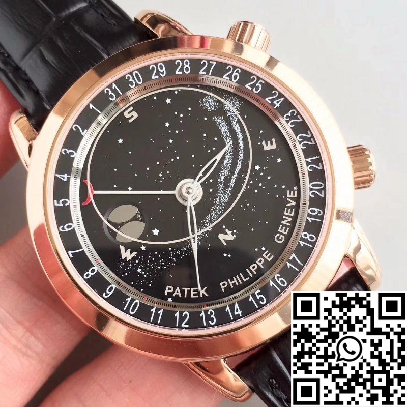 Patek Philippe Grand Complications Sky Moon Celestial 6102R-001 TW Factory Black Dial