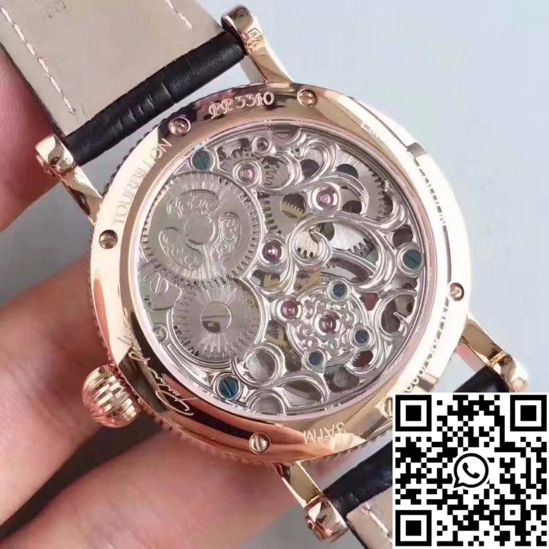 Patek Philippe Moonphase Tourbillon 18K Rose Gold Dial