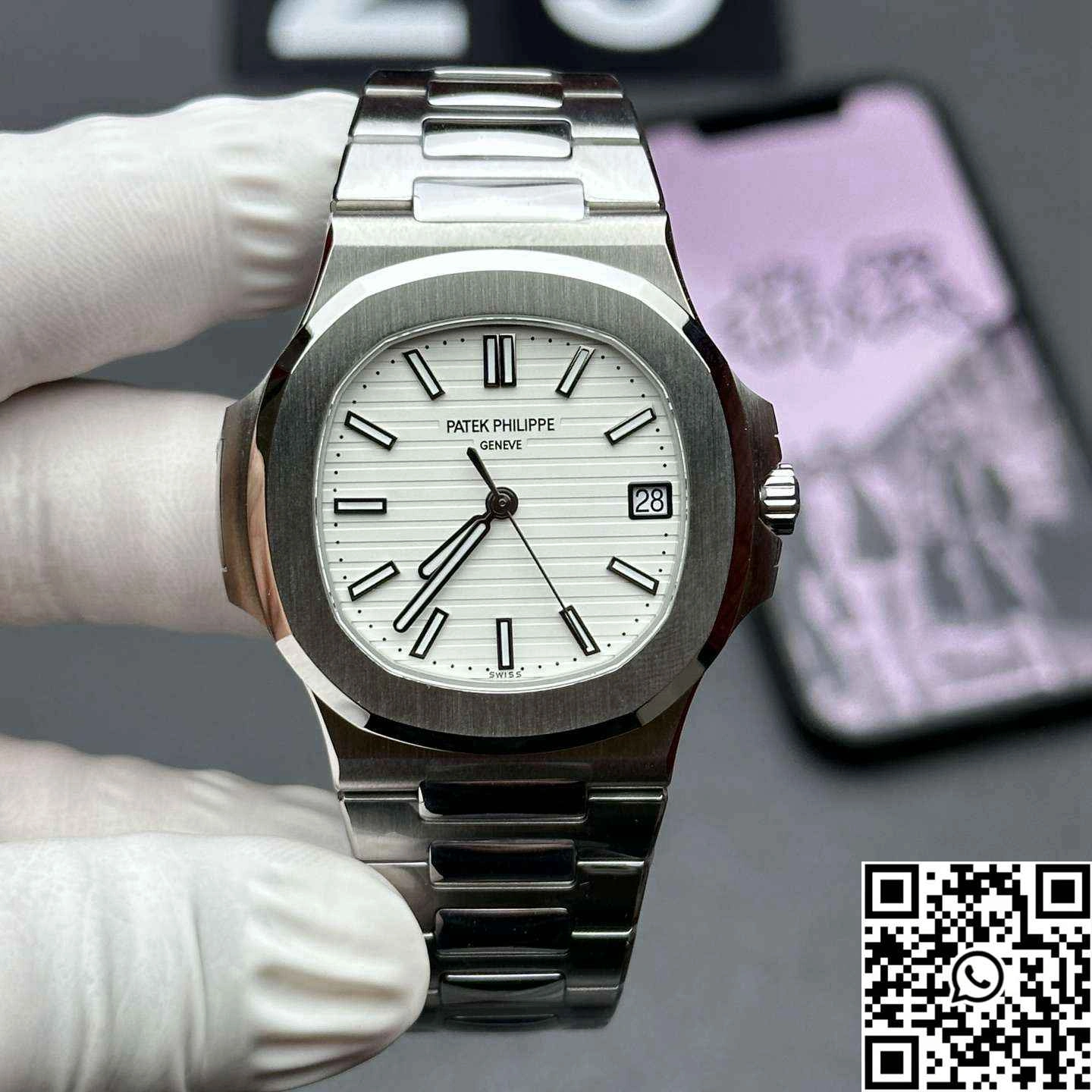 Patek Philippe Nautilus 5711 3K Factory White Dial