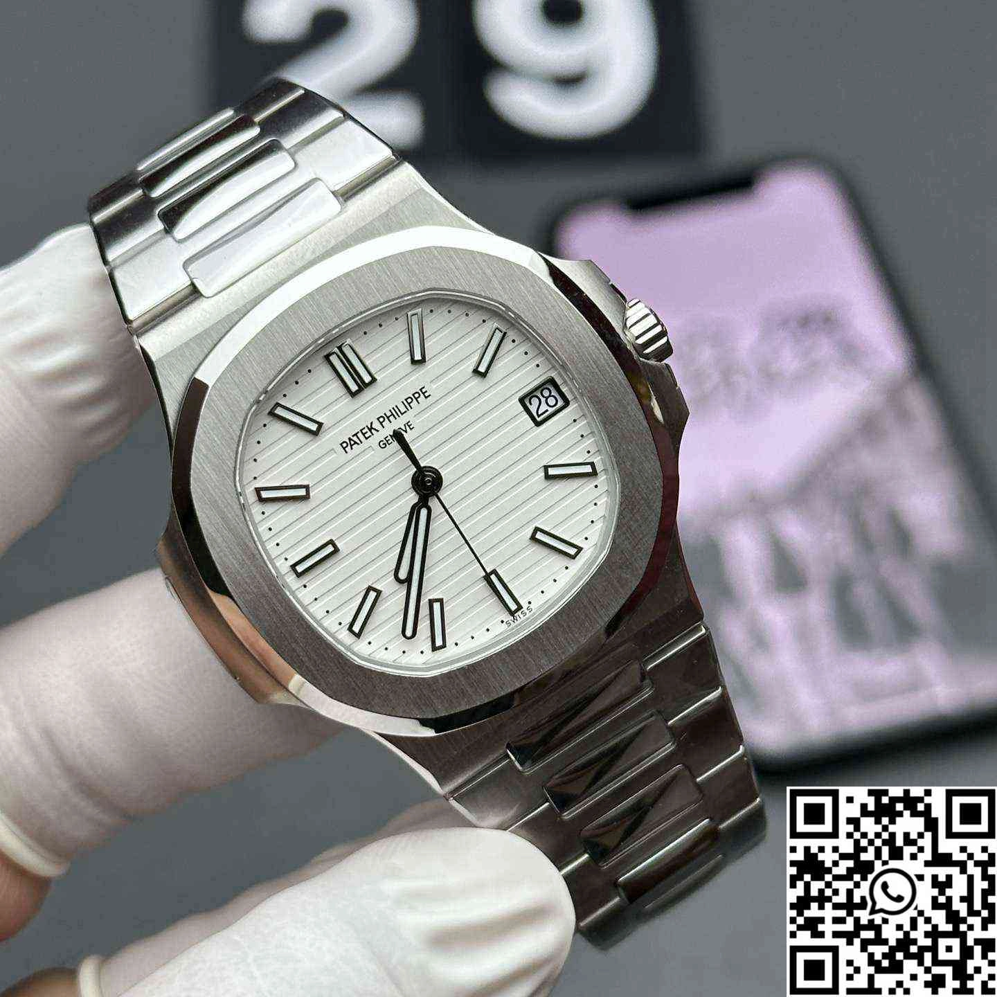 Patek Philippe Nautilus 5711 3K Factory White Dial
