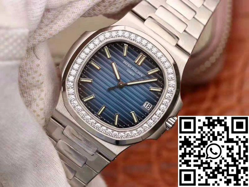Patek Philippe Nautilus 5711 PF Factory Diamond Bezel Blue Dial