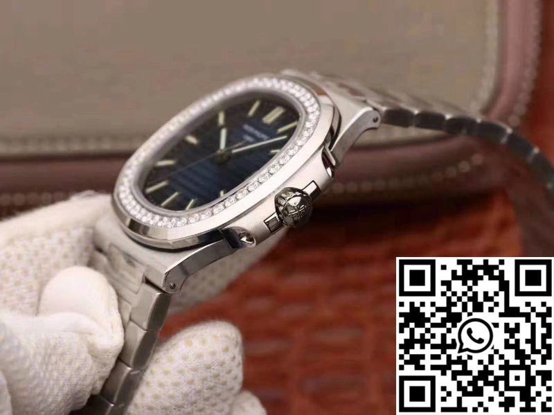 Patek Philippe Nautilus 5711 PF Factory Diamond Bezel Blue Dial
