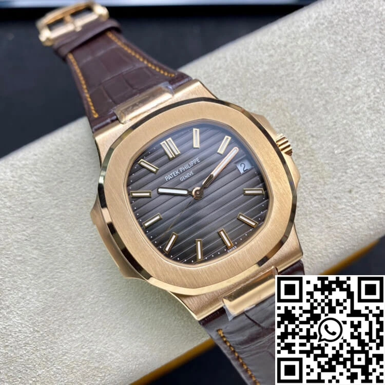 Patek Philippe Nautilus 5711R 3K Factory Rose Gold Grey Dial