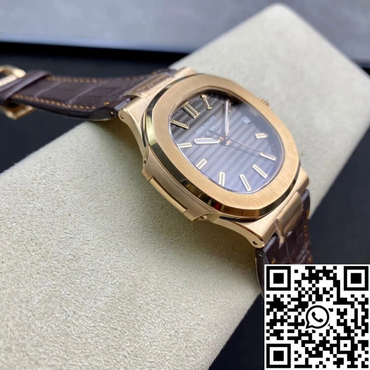 Patek Philippe Nautilus 5711R 3K Factory Rose Gold Grey Dial