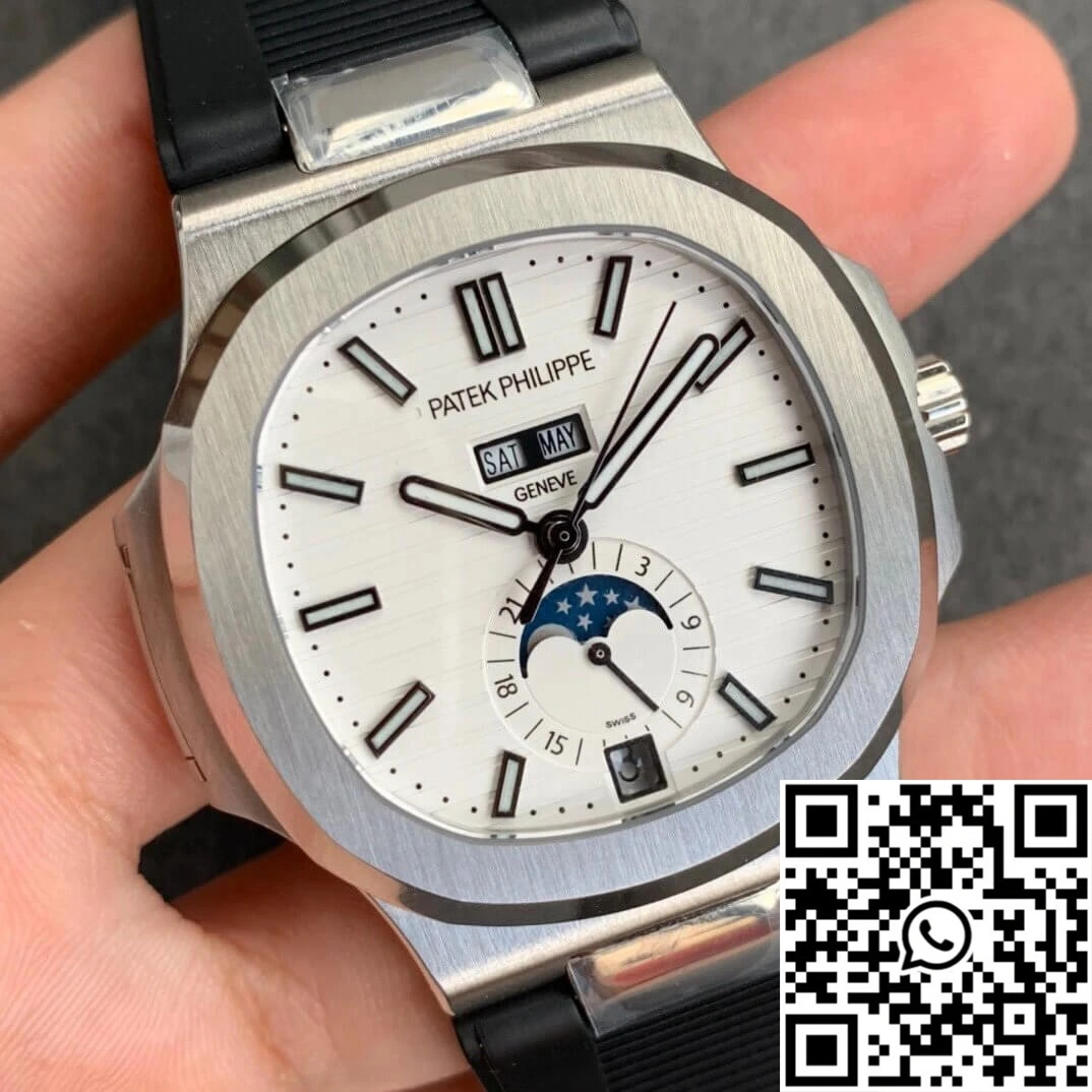 Patek Philippe Nautilus 5726 Moonphase GR Factory V2 White Dial