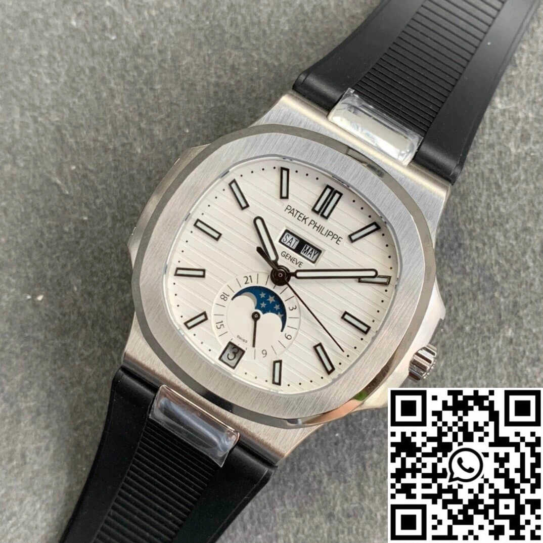 Patek Philippe Nautilus 5726 Moonphase GR Factory V2 White Dial