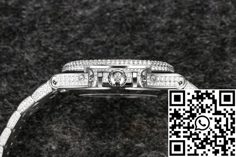 Patek Philippe Nautilus 5726 R8 Factory Gypsophila Diamond White Dial