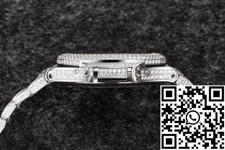 Patek Philippe Nautilus 5726 R8 Factory Gypsophila Diamond White Dial