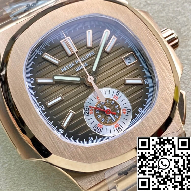 Patek Philippe Nautilus 5980-1R 3K Factory V2 Rose Gold