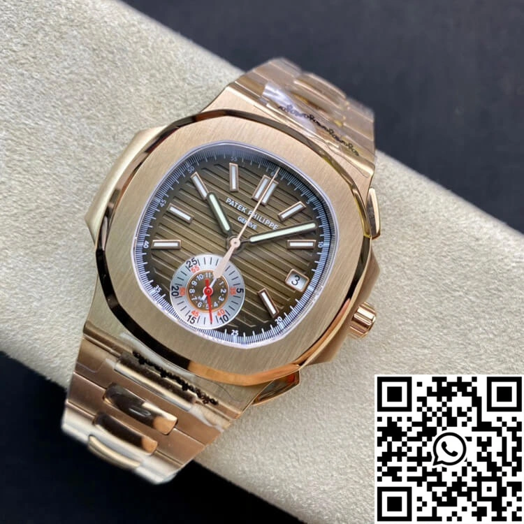 Patek Philippe Nautilus 5980-1R 3K Factory V2 Rose Gold