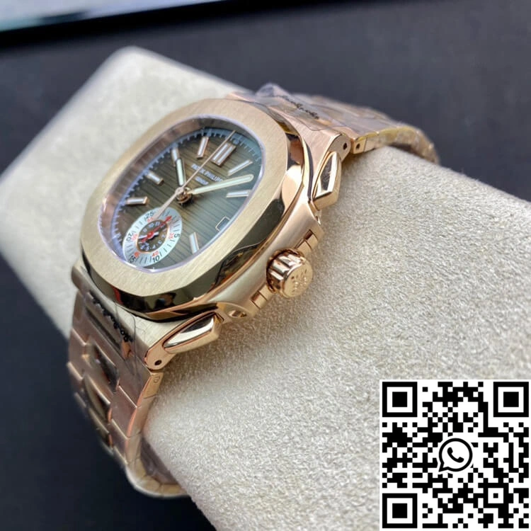 Patek Philippe Nautilus 5980-1R 3K Factory V2 Rose Gold