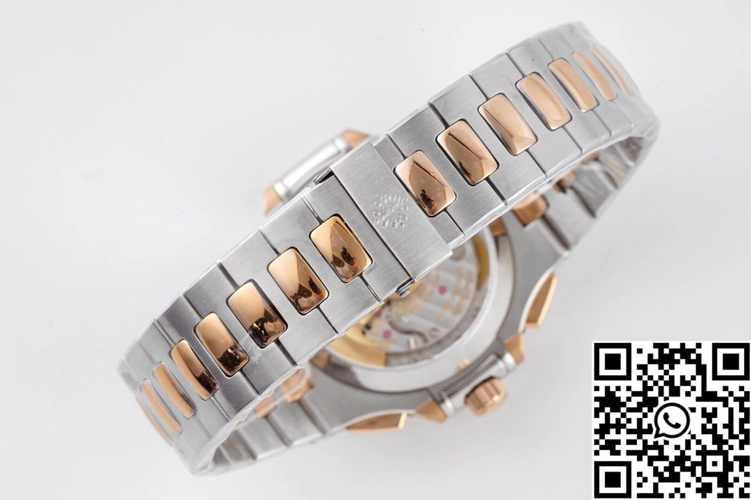 Patek Philippe Nautilus 5980 3K Factory Rose Gold Blue Dial