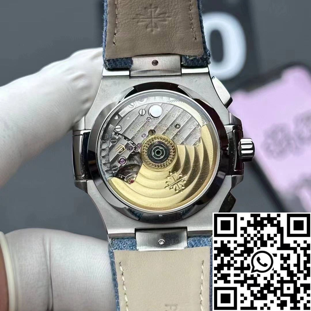 Patek Philippe Nautilus 5980 3K Factory Stainless Steel Blue Dial