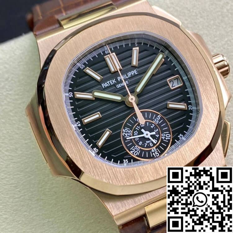 Patek Philippe Nautilus 5980 3K Factory V2 Black Dial