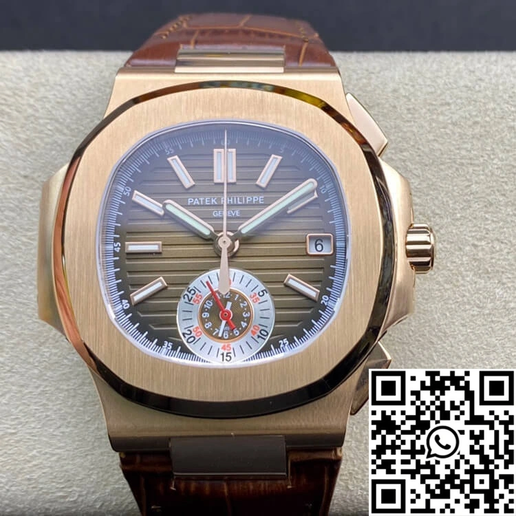 Patek Philippe Nautilus 5980R-001 3K Factory V2 Rose Gold