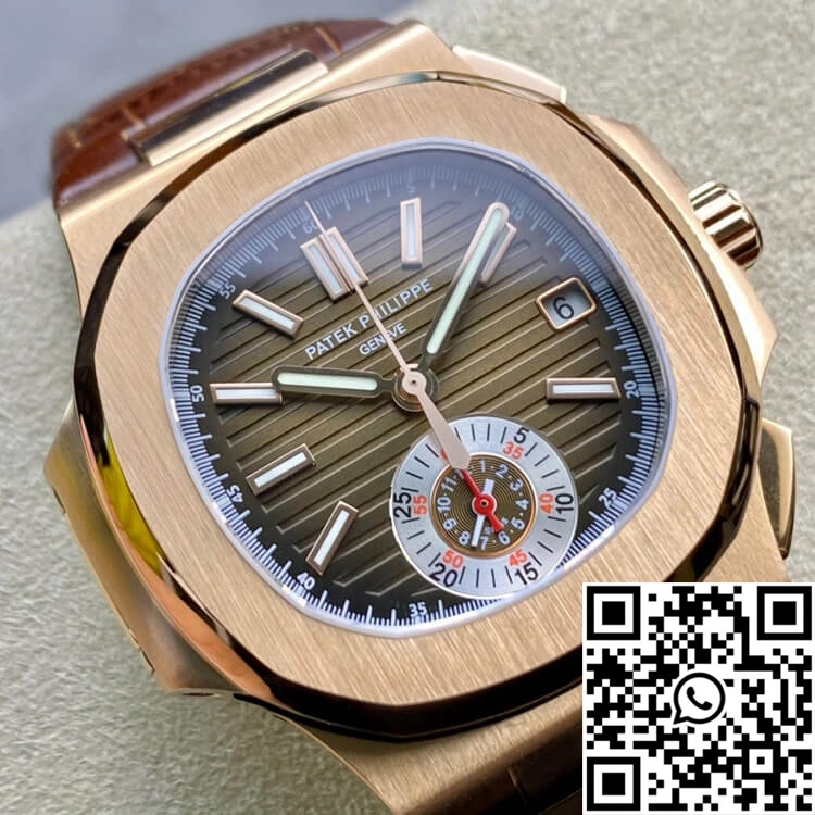 Patek Philippe Nautilus 5980R-001 3K Factory V2 Rose Gold