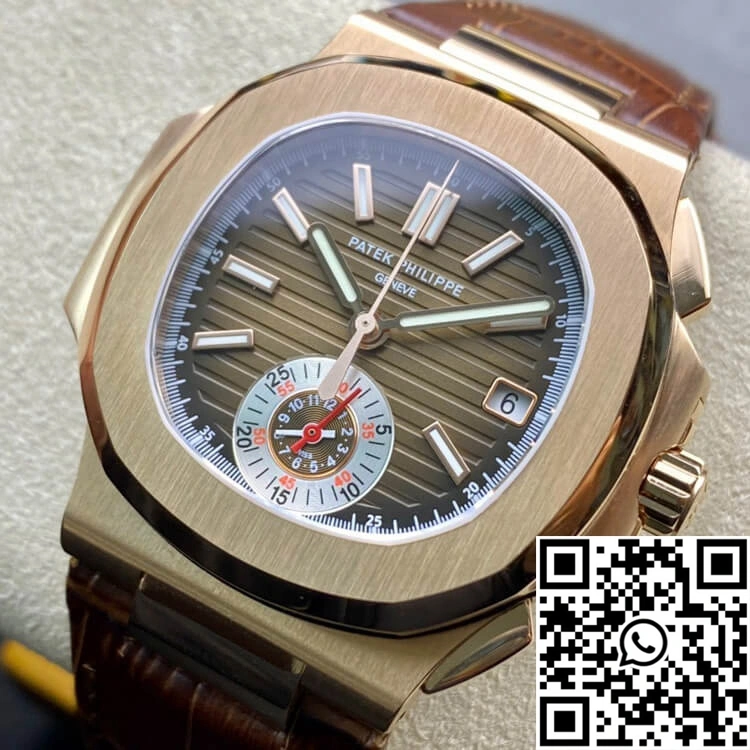 Patek Philippe Nautilus 5980R-001 3K Factory V2 Rose Gold