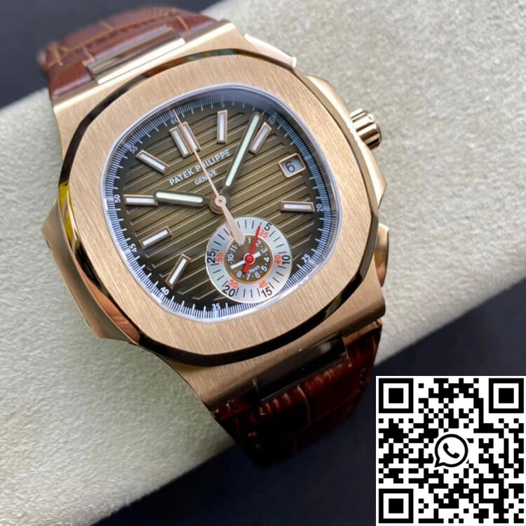 Patek Philippe Nautilus 5980R-001 3K Factory V2 Rose Gold
