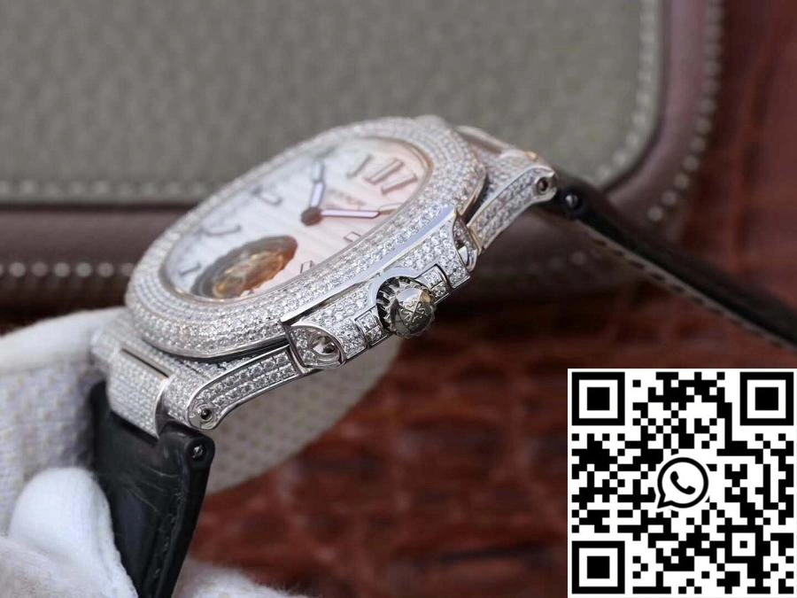 Patek Philippe Nautilus Jumbo 5711 Tourbillon 2018 R8 Factory White Dial