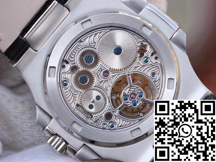 Patek Philippe Nautilus Jumbo 5711 Tourbillon 2018 R8 Factory White Dial