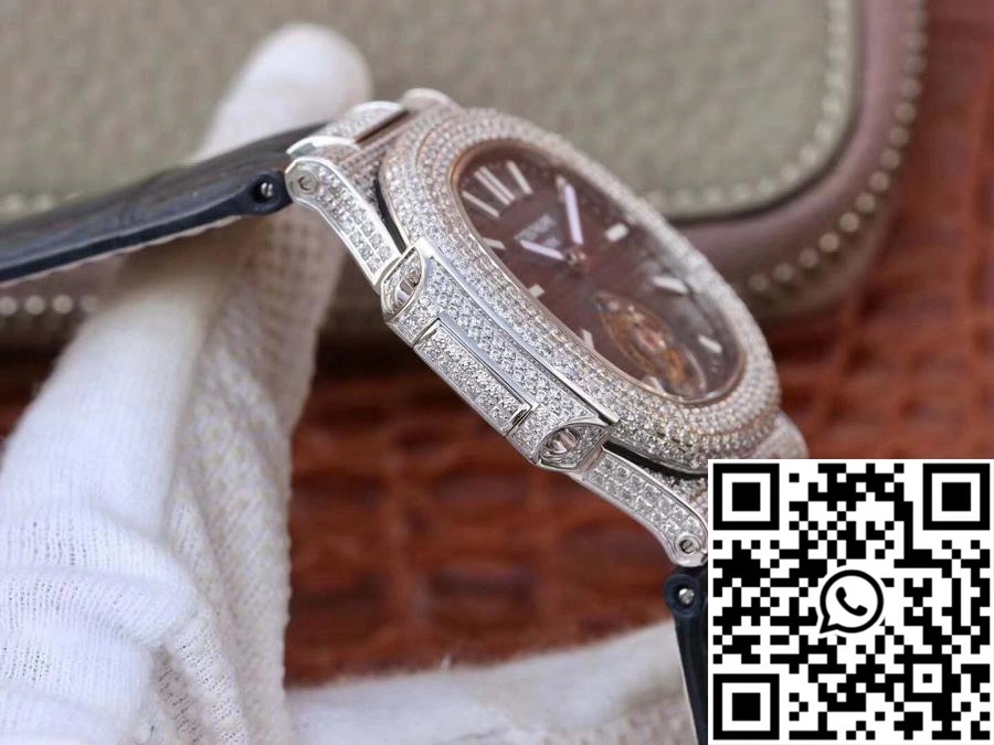 Patek Philippe Nautilus Jumbo 5711 Tourbillon Blue Dial R8 Factory
