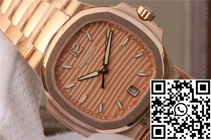 Patek Philippe Nautilus Ladies 7118-1R-010 PF Factory Honey Gold Dial