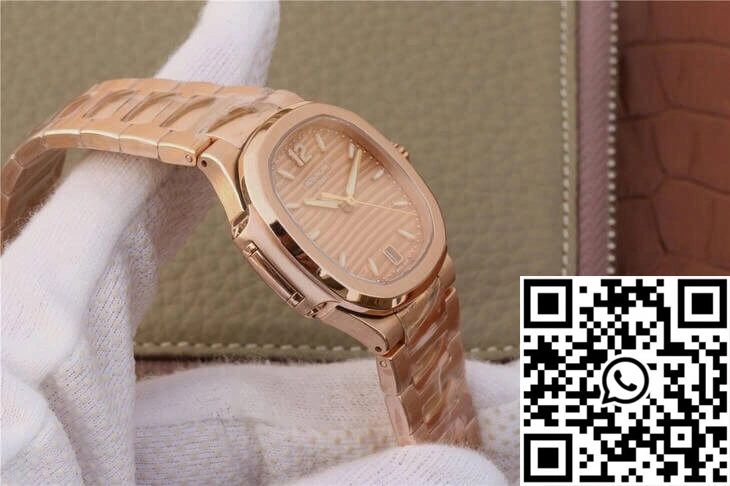 Patek Philippe Nautilus Ladies 7118-1R-010 PF Factory Honey Gold Dial