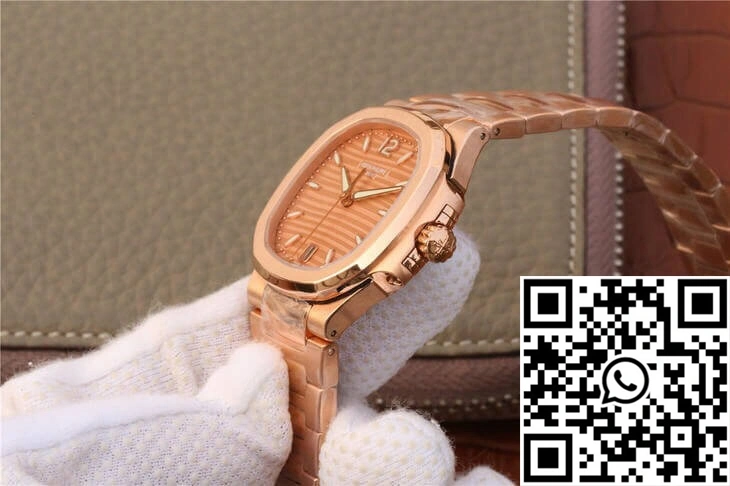 Patek Philippe Nautilus Ladies 7118-1R-010 PF Factory Honey Gold Dial