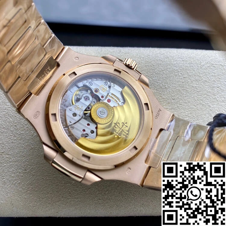 Patek Philippe Nautilus PPF Factory Rose Gold White Dial