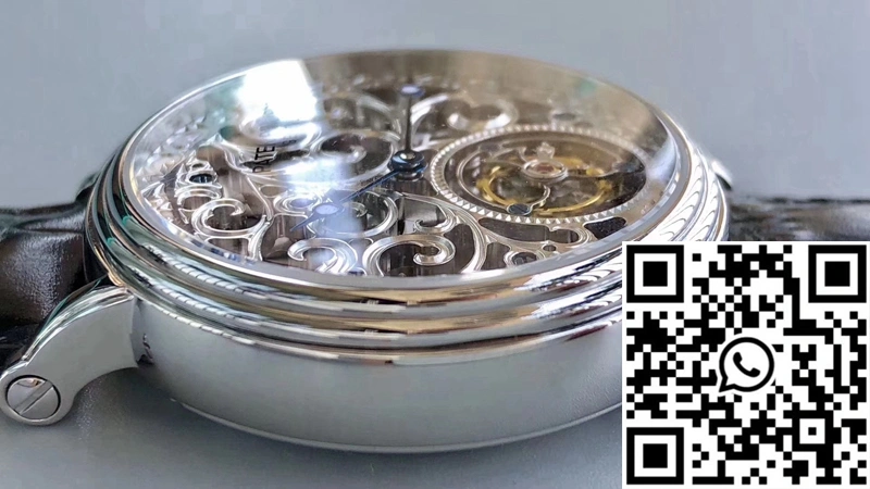 Patek Philippe Tourbillon 316L Stainless Steel Skeleton Dial
