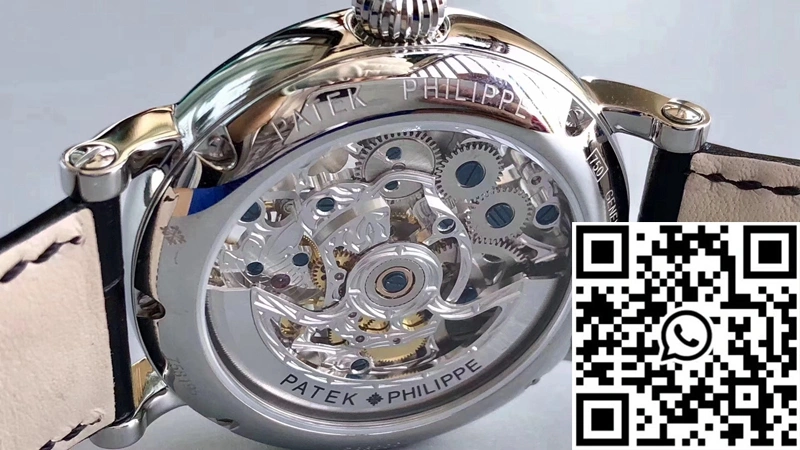 Patek Philippe Tourbillon 316L Stainless Steel Skeleton Dial