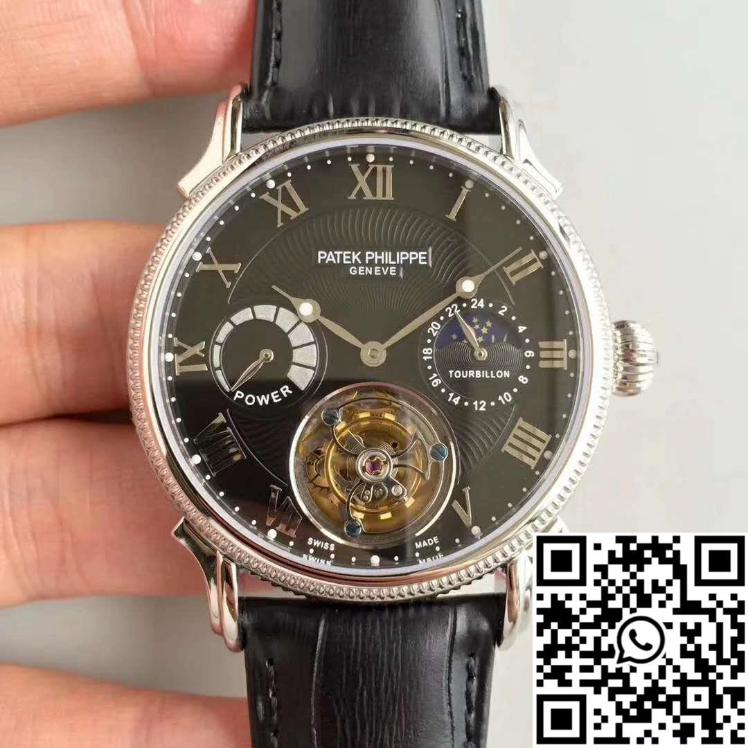 Patek Philippe Tourbillon Moonphase Black Dial
