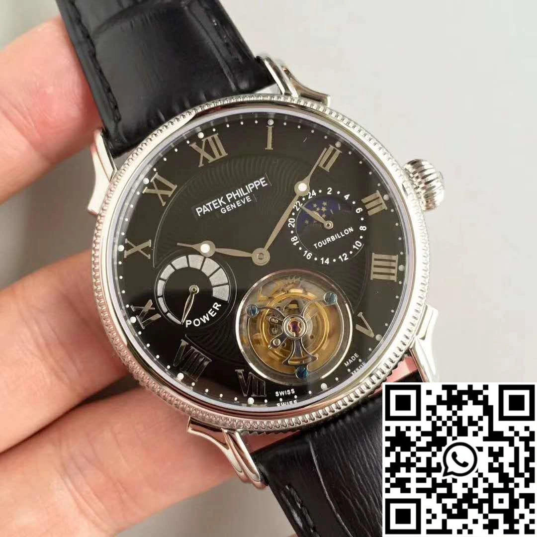 Patek Philippe Tourbillon Moonphase Black Dial