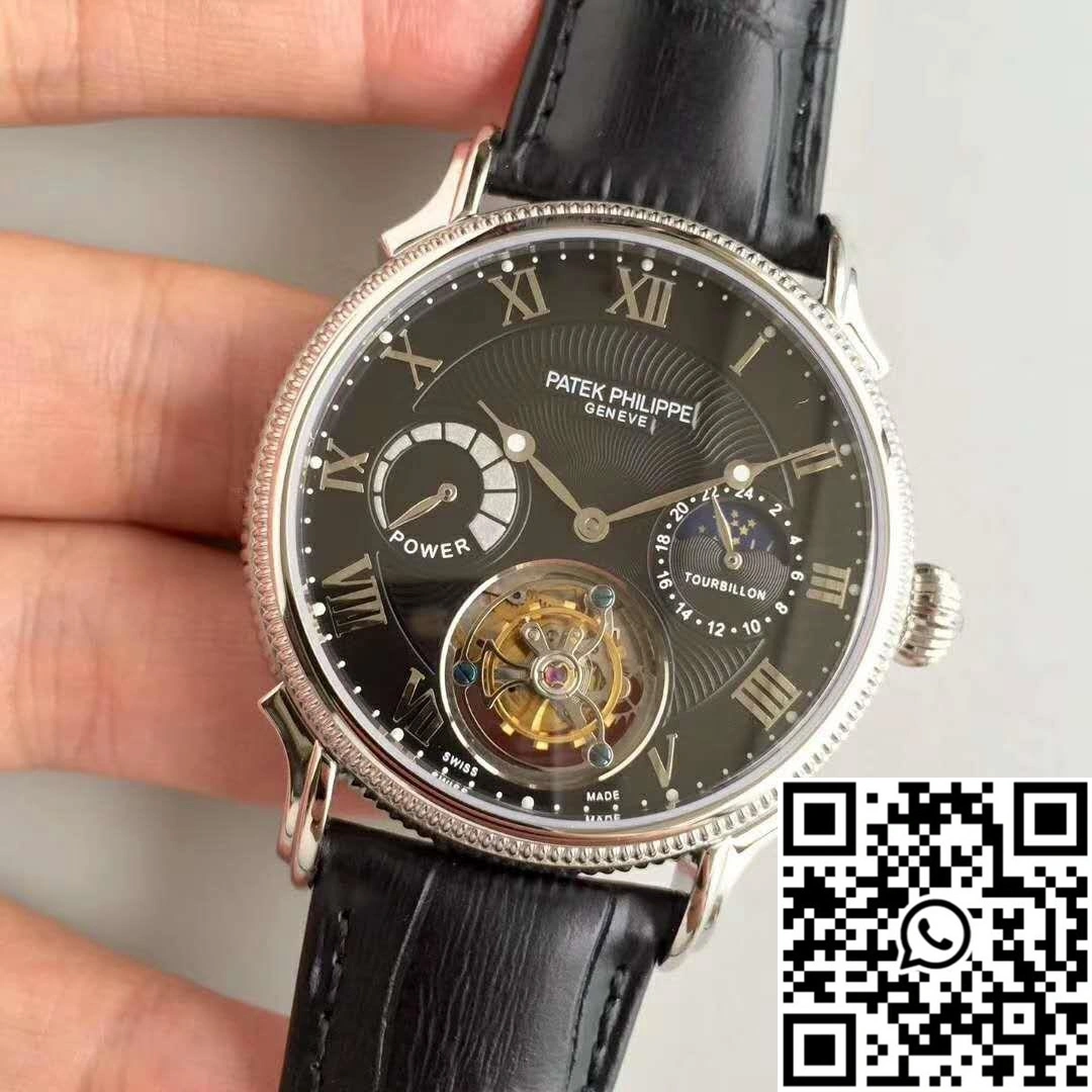 Patek Philippe Tourbillon Moonphase Black Dial
