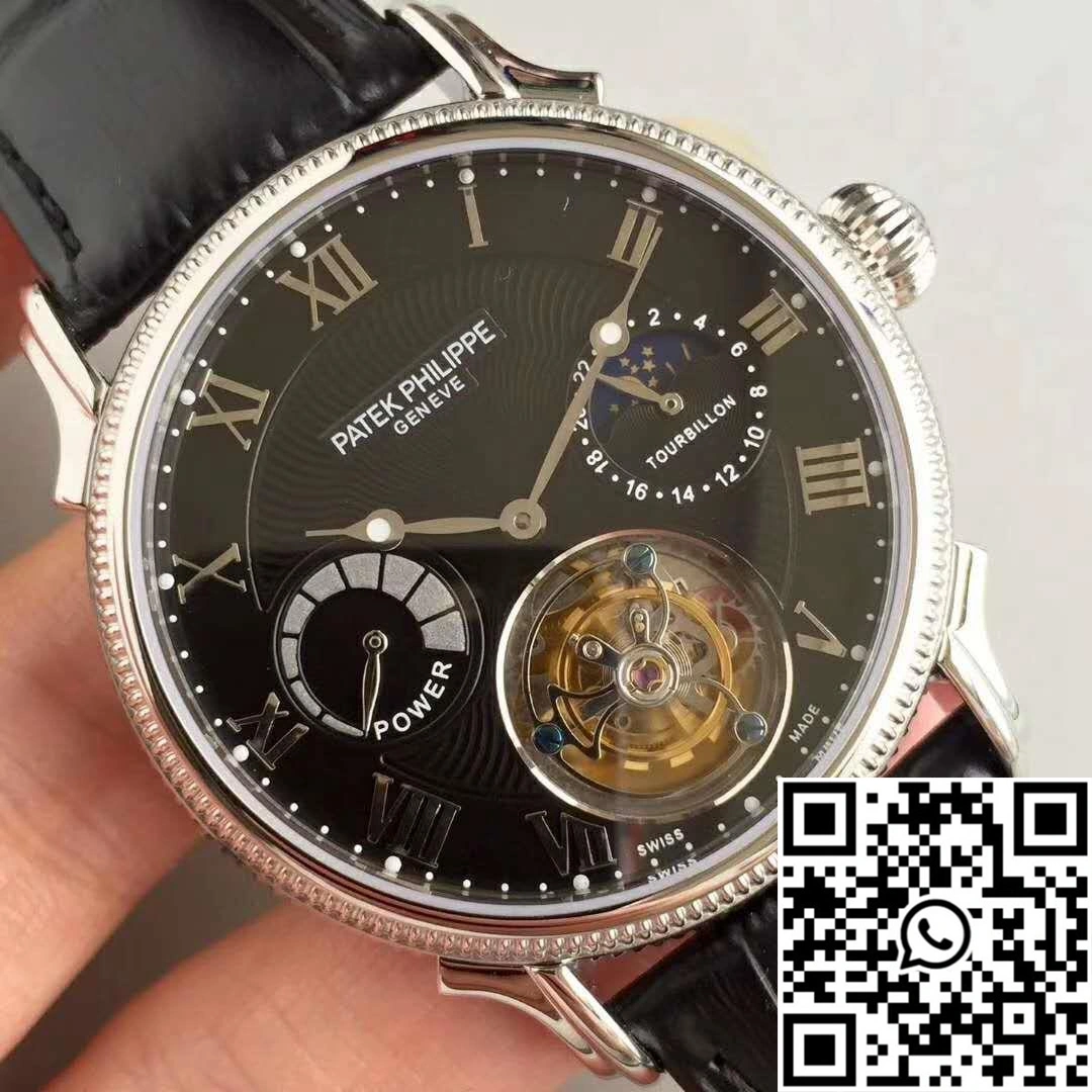 Patek Philippe Tourbillon Moonphase Black Dial