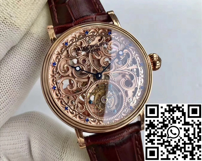 Patek Philippe Tourbillon Rose Gold Skeleton Dial