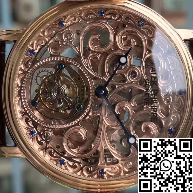 Patek Philippe Tourbillon Rose Gold Skeleton Dial