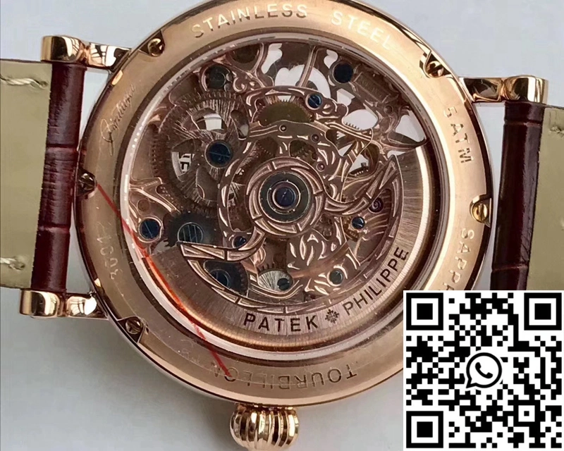 Patek Philippe Tourbillon Rose Gold Skeleton Dial