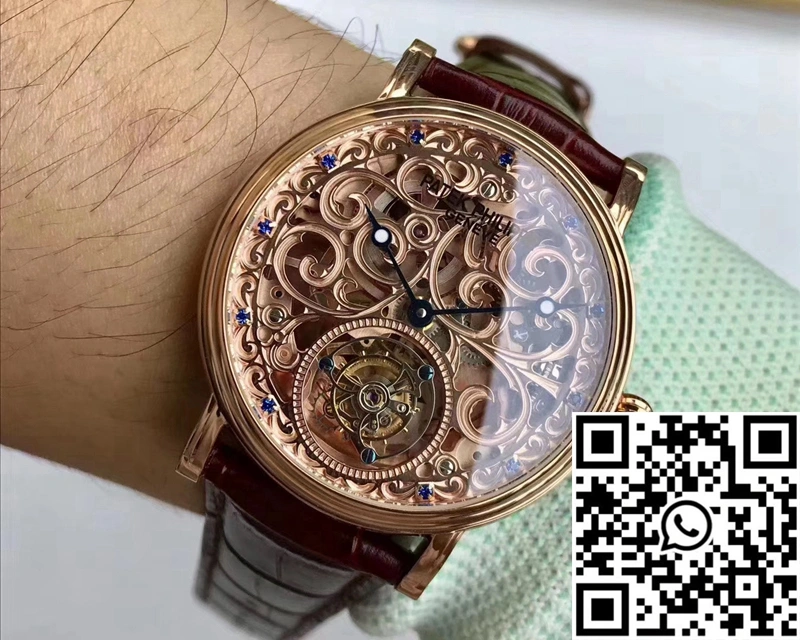 Patek Philippe Tourbillon Rose Gold Skeleton Dial
