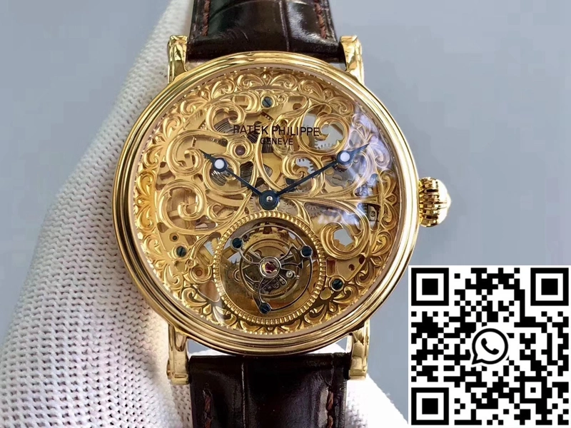 Patek Philippe Tourbillon Yellow Gold Skeleton Dial