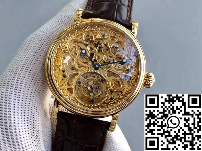 Patek Philippe Tourbillon Yellow Gold Skeleton Dial