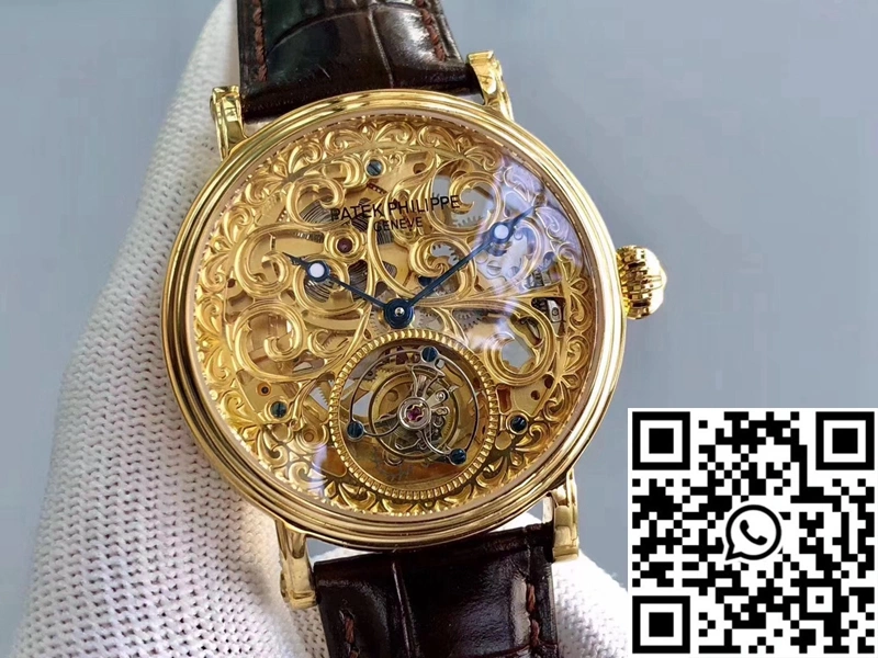 Patek Philippe Tourbillon Yellow Gold Skeleton Dial