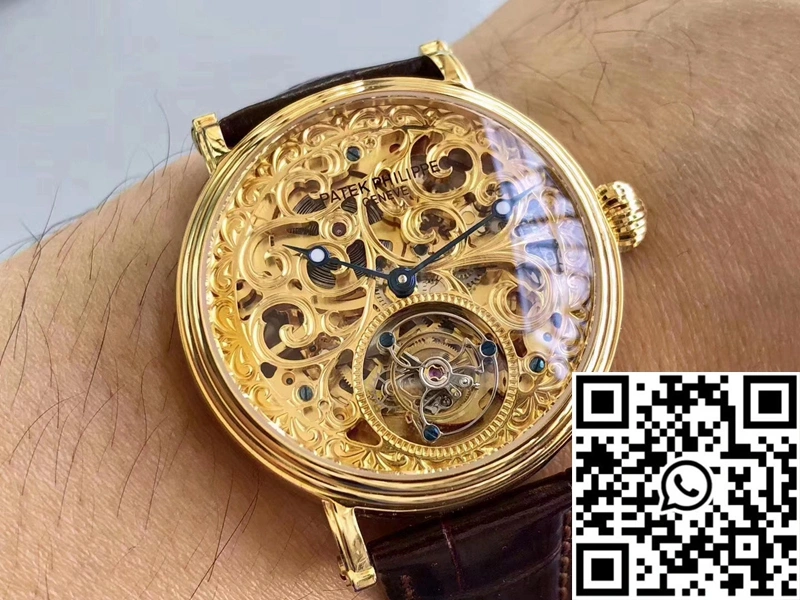 Patek Philippe Tourbillon Yellow Gold Skeleton Dial